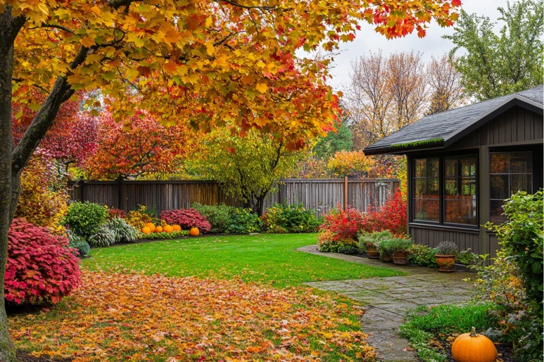 fall yard cleanup